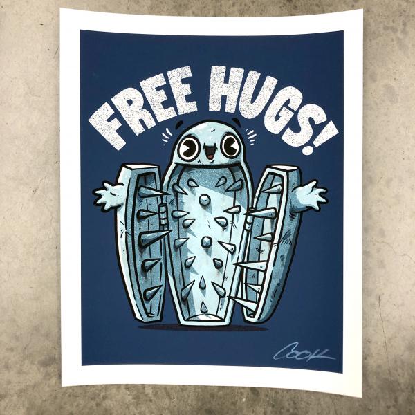 Free Hugs SIGNED print!