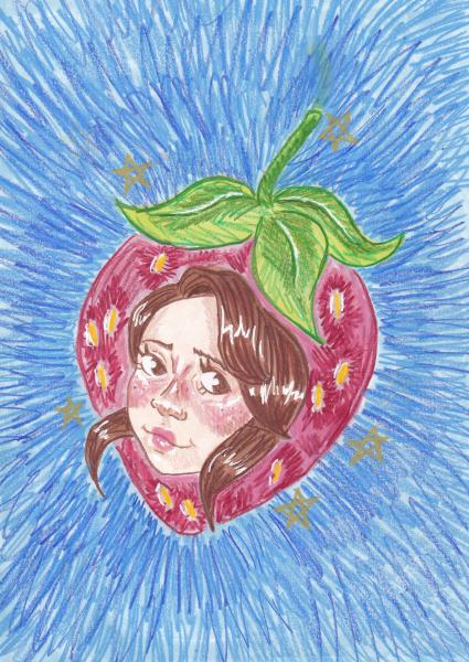 Strawberry Picnic Art