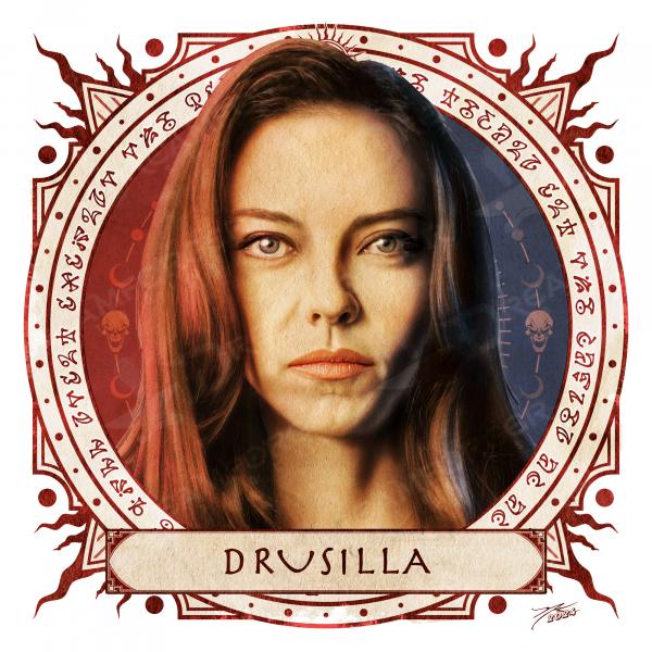 "Drusilla" Portrait Art Mini-Print • Run of 150