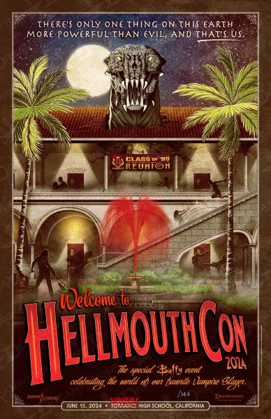 "Welcome to HellmouthCon 2024" Limited Edition Poster