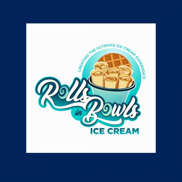 Rolls in Bowls Ice cream