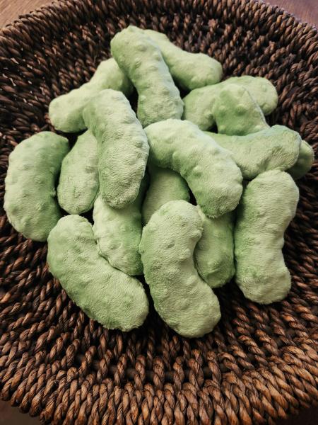 Crinkle pickle kicker cat toy | toys for cats | natural catnip essence | handmade in USA | fun gift for cats & their humans picture