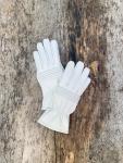 Petite sizes Power Rangers Cosplay gloves/Short gauntlet/Women/Lamb Leather/White