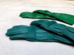 Leather Gloves for Power Rangers Cosplay/Long gauntlet/Top grain cowhide/Green