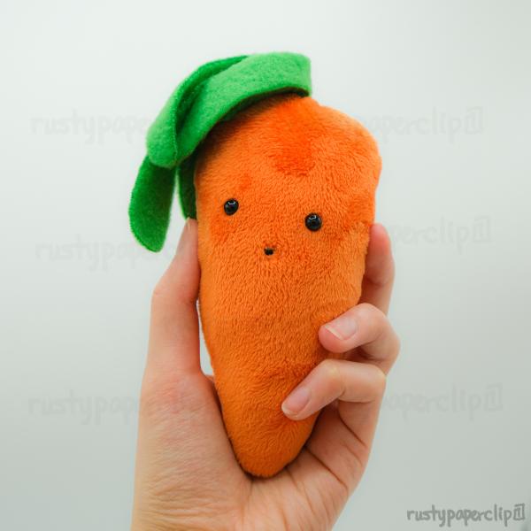 Carrot Soft Fluffy Veggie Stuffed Baby Plush Toy