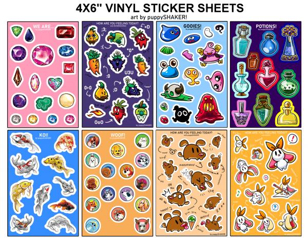 Vinyl Sticker Sheets picture