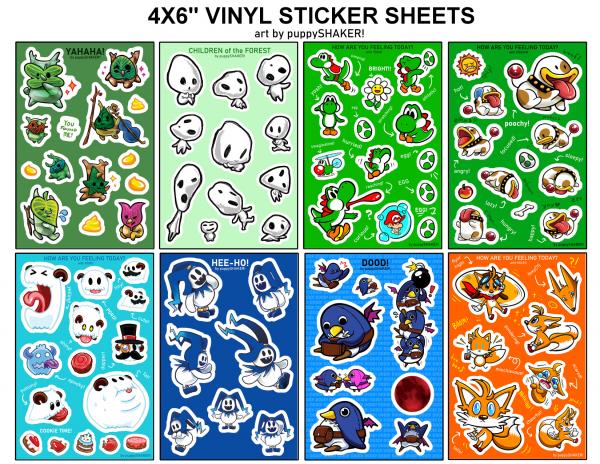 Vinyl Sticker Sheets picture