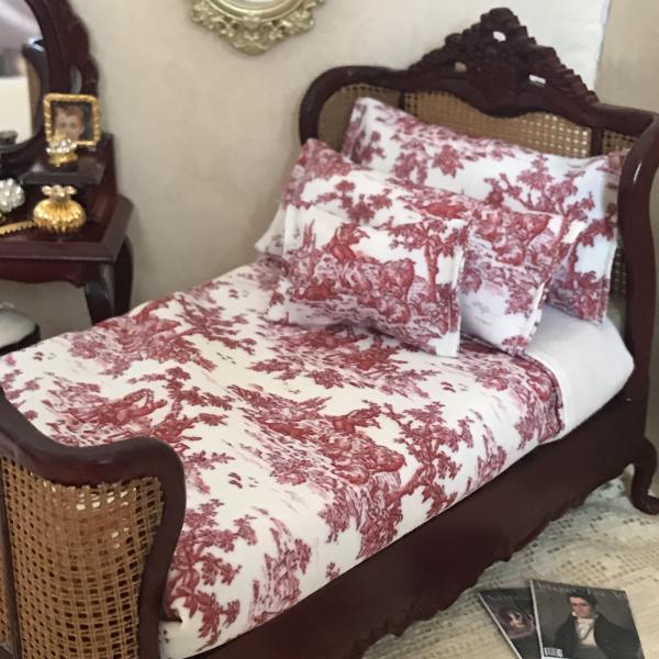 Red Toile Bedding Set- Ruby Toile picture