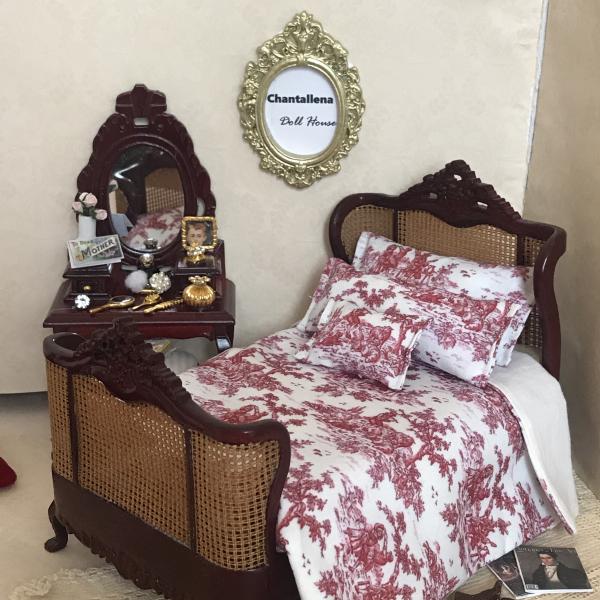 Red Toile Bedding Set- Ruby Toile picture