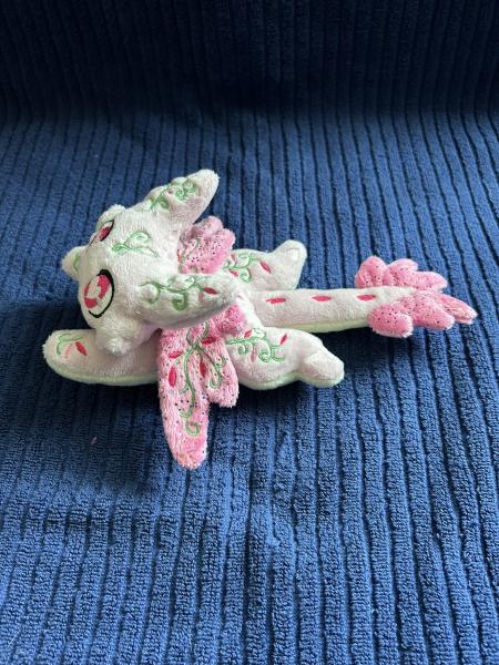 Pink Sakura Cherry Blossom Dragon Plushie picture