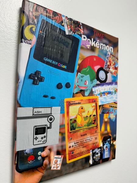 Pokémon Special Edition Time Magazine Collage - HANDMADE (1 of 2) picture