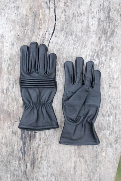 Ranger Hero Gloves for Cosplay/Short gauntlet/Top grain cowhide/Black picture