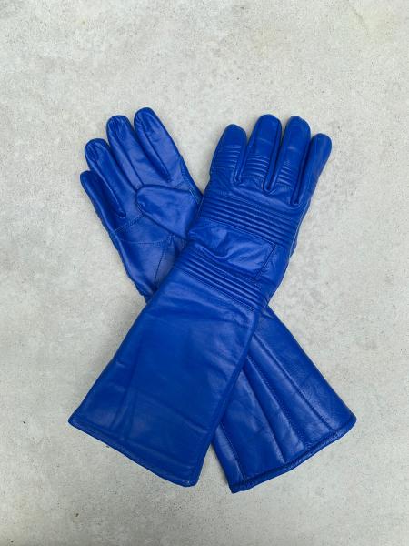 Bat gloves for cosplay - Michael Keaton Returns 1992 gloves BLUE picture