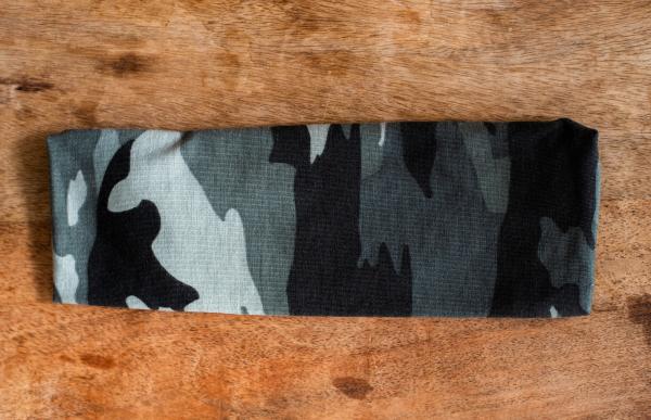 Camo Bohemian Headband - Mask Headband - Teen Girl Clothing - Nurse Headband - Fitness Headband - Spring Wide Headband picture