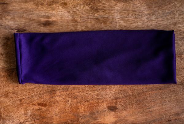 Purple Bohemian Headband - Mask Headband - Teen Girl Clothing - Nurse Headband - Fitness Headband - Spring Wide Headband picture