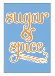 Sugar&spice mini donuts