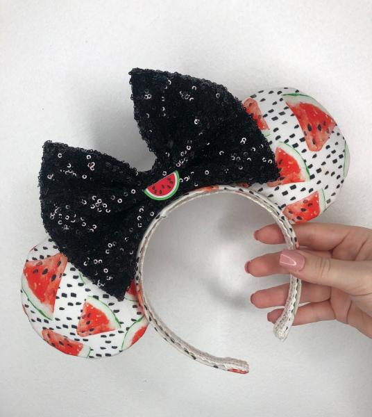 Watermelon Minnie Mouse Ears | Adult Disney Ears for Summer picture