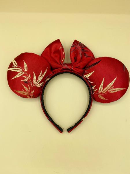 Japanese Kimono Fabric Minnie Ears | EPCOT Japan Ears picture