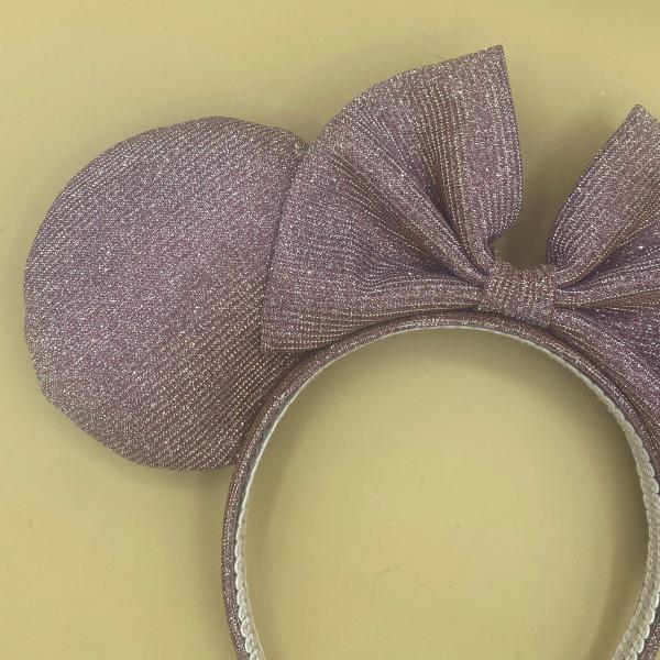 Fuschia Sparkly Minnie Mouse Ears / Magenta Sparkly Minnie Ears picture