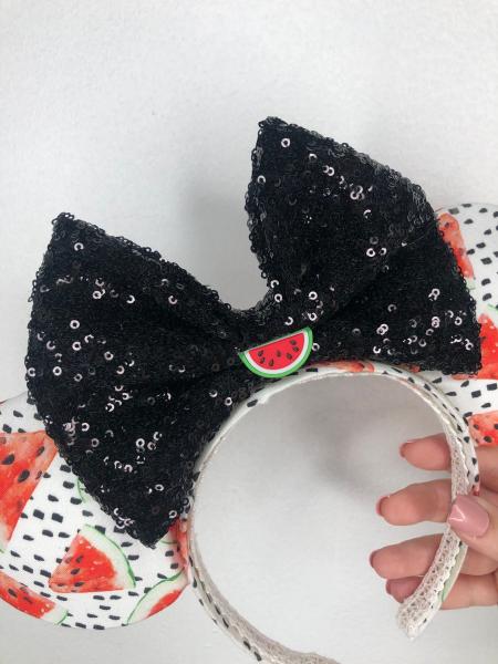 Watermelon Minnie Mouse Ears | Adult Disney Ears for Summer picture