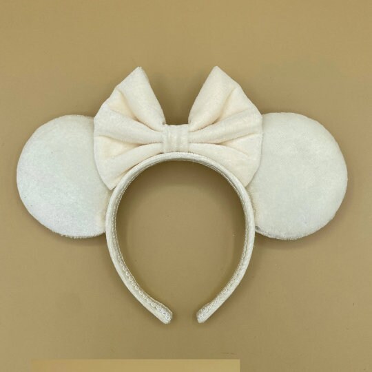 Gold Velvet Minnie Mouse Ears | Gold Mouse Ears picture