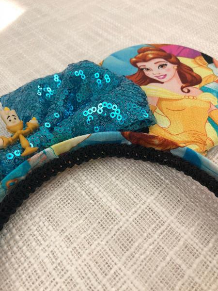 Princess Belle Minnie Mouse Ears | Beauty and the Beast Ears | Lumiere Ears picture