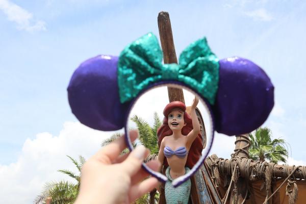 Ariel Disney Ears | Ariel Minnie Ears | Sequin Minnie Ears for Disney picture