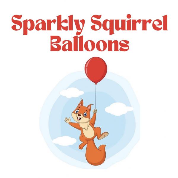 Sparkly Squirrel Balloons