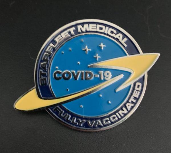 "Fully Vaccinated" Starfleet Medical Pin picture