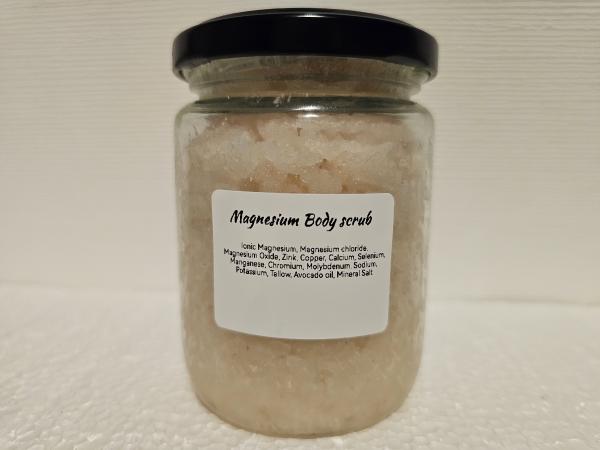 Magnesium body scrub