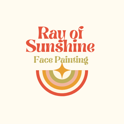 Ray of sunshine face painting