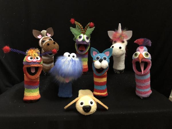 Adoptasock puppets