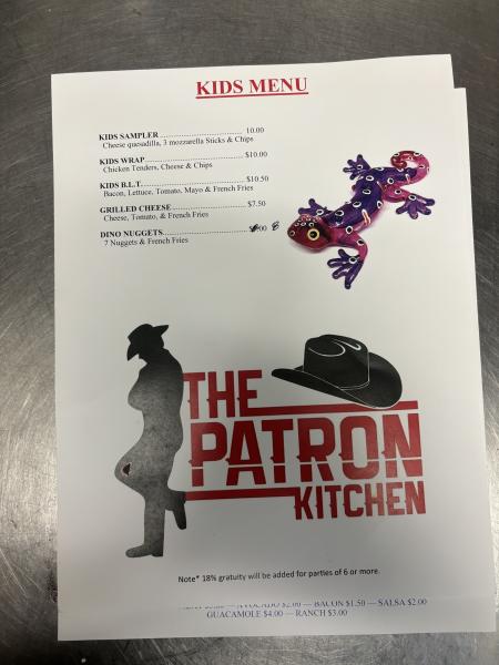 The patron kitchen