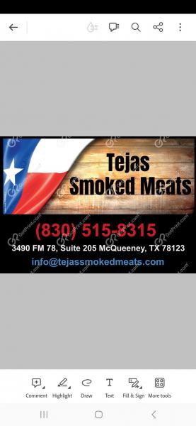 Tejas Smoked Meats