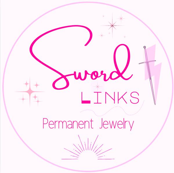 Sword Links permanent jewelry