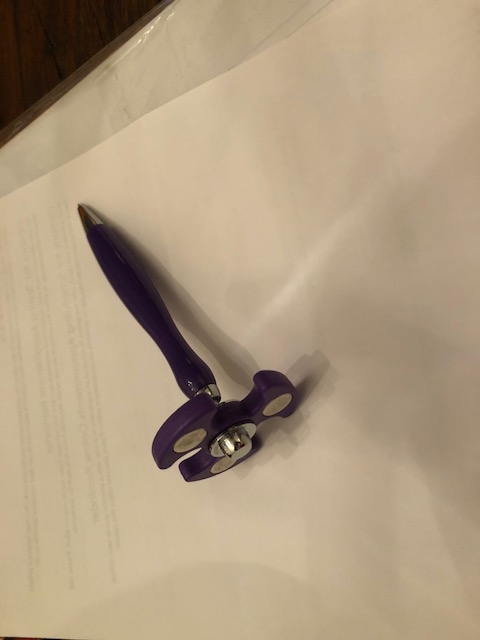 Purple Spinner Pen picture