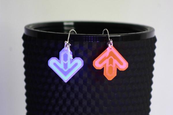 Neon DDR Dangles