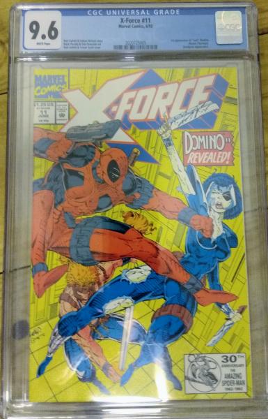 CGC 9.6 X FORCE # 11 (1992) DOMINO 1ST FULL APPEARANCE picture