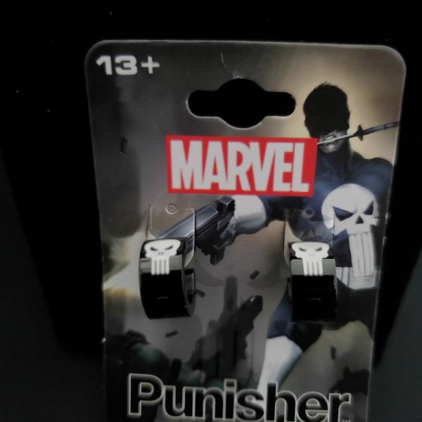 Marvel punisher hoop cuff earring picture
