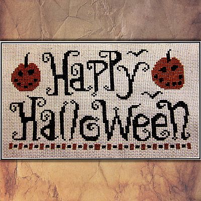 Happy Halloween Cross Stitch Pattern Sis 156 Eventeny