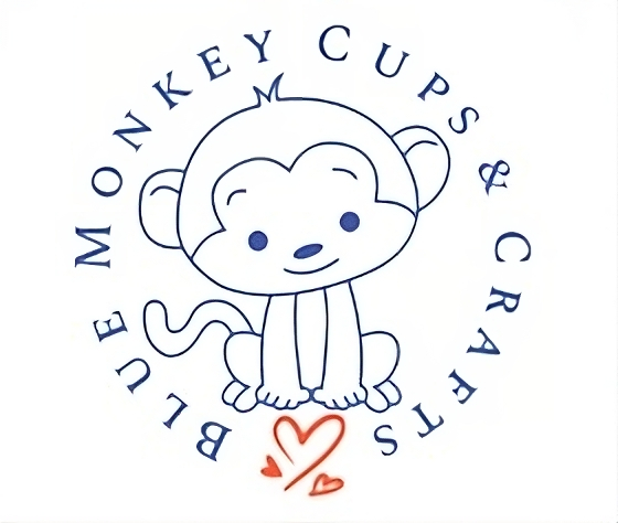 Blue Monkey Cups & Crafts