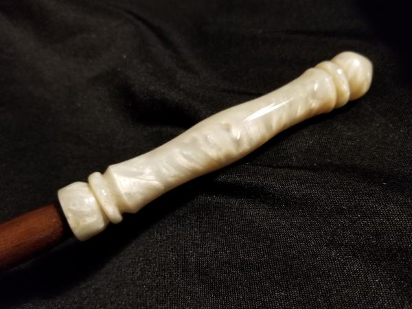 Pearl Acrylic and Walnut Wand picture