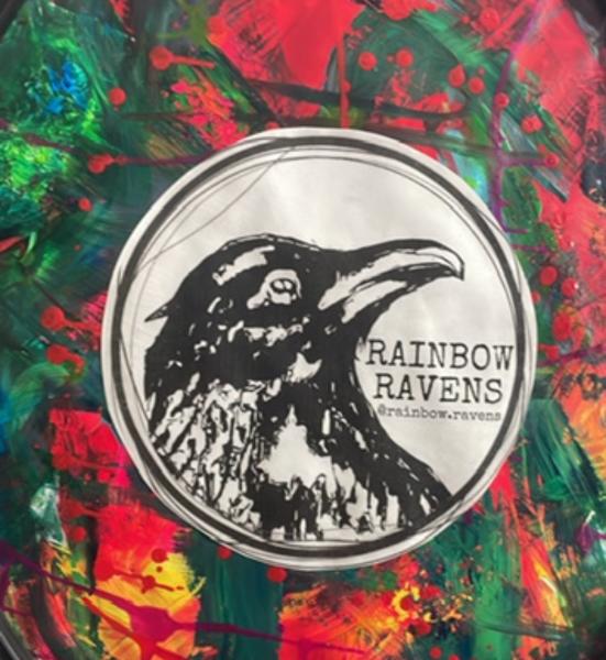 Rainbow Raven Face Painting and Henna