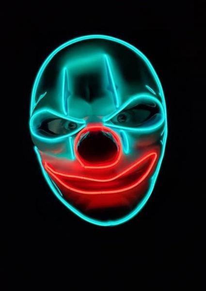 Chains Neon Glow Mask Eventeny