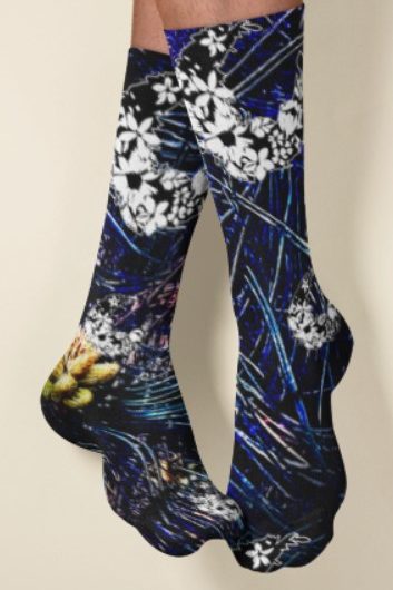 Abstract Long Socks picture