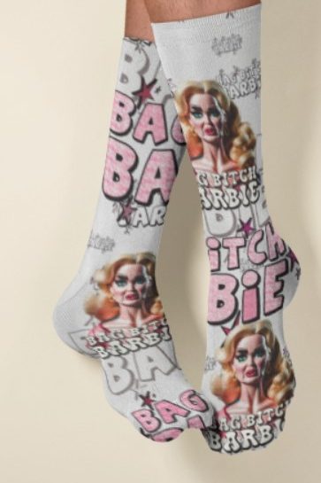 Twisted Barbie Long Socks