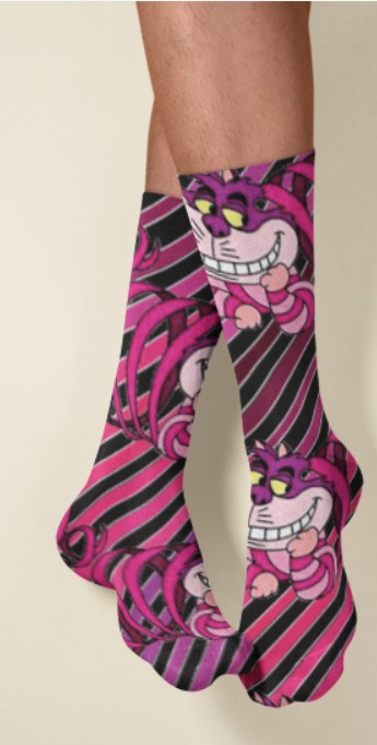 Cheshire Cat Long Socks picture