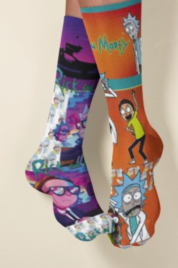 Rick and Morty Long Socks