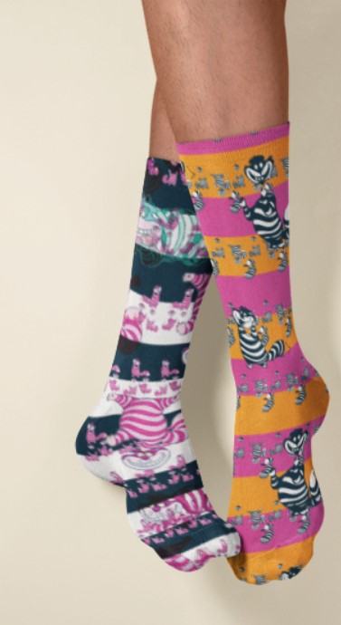 Cheshire Cat Long Socks picture