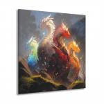 Tri-Dragon Acrylic Print